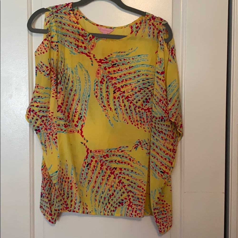 Lilly Pulitzer Silk Top Size L